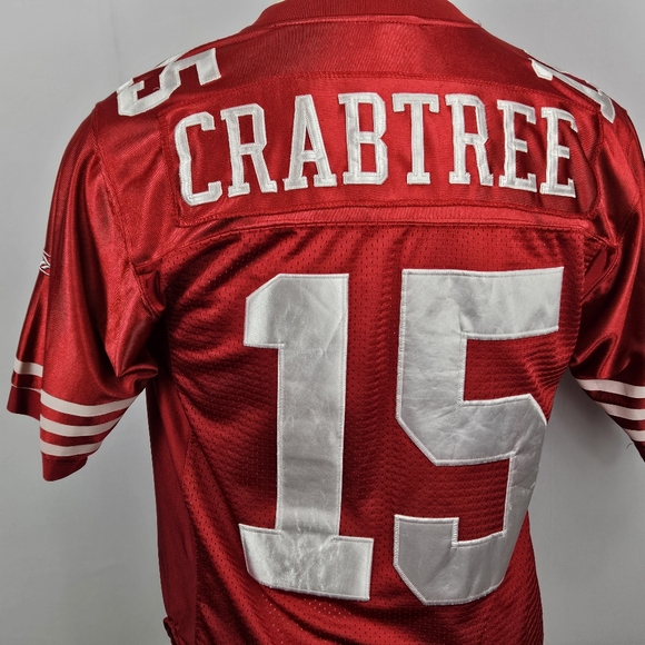 Vintage 49ers Crabtree #15 onfield Reebok Jersey size 48 /mens medium - Picture 6 of 14
